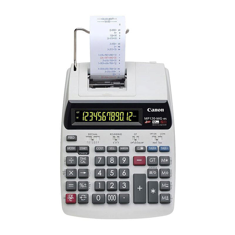Canon Tax Calculator Battery And Ac Powered Mp120mgii Calculator Accessories
