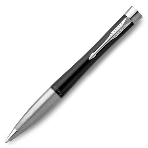 Parker Urban Twist Ballpoint Pen Black With Chrome Trim Ball Point Pens