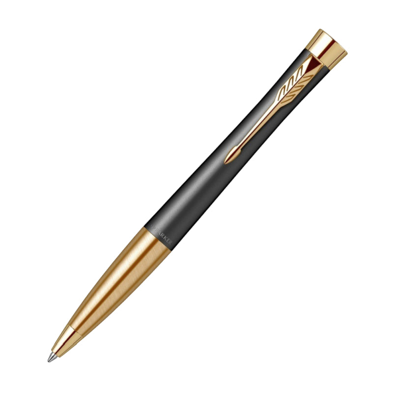 Parker Urban Twist Ballpoint Pen Black With Gold Trim Ball Point Pens