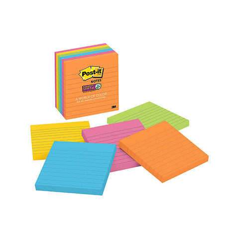 Post-It 675-6Ssuc Rdj Lined Pack Of