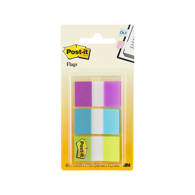 Post It Flag 680 Pbg Pack Of 3 Bx6 Sticky Notes
