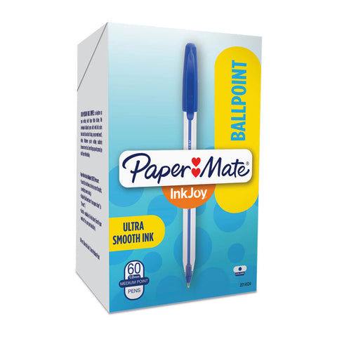 Paper Mate Inkjoy 50St Ball Pen Blue Box Of 60