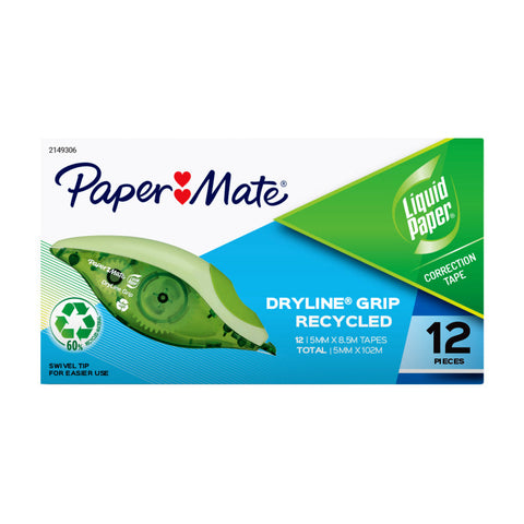 Paper Mate Lp Dryline Grip Ctn12