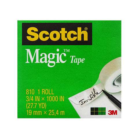 Scotch Magic Tape 810-4 19Mm Pack Of