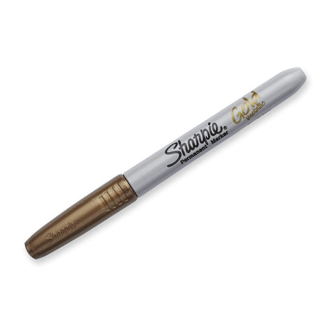 Sharpie Permanent Marker Fp Gold Box Of 12