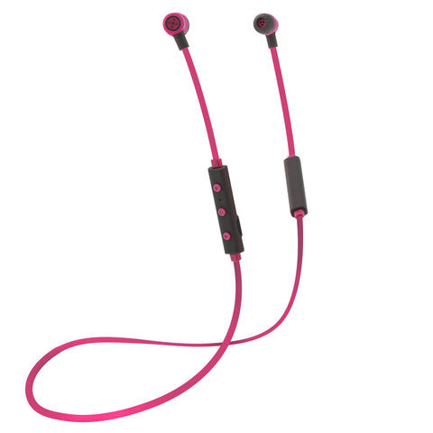 Moki Freestyle Bluetooth Earphones - Pink