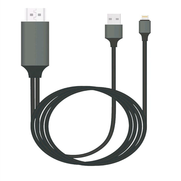 8Ware Plug & Play Apple Compatible Pin To Hdmi 2M Cable For Iphone Ipad Usb Wi Fi Adapters/Dongles