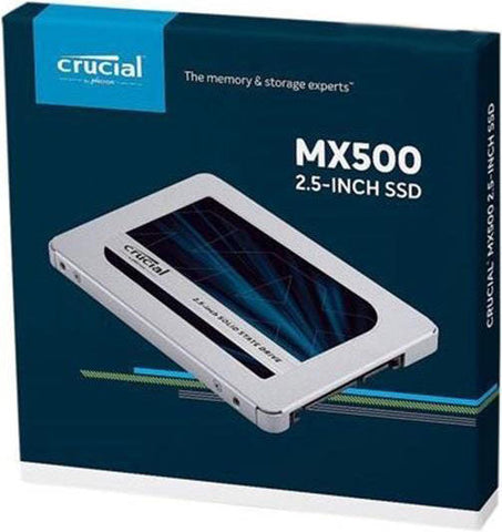 Micron (Crucial) Mx500 250Gb 2.5\' Sata Ssd - 3D Tlc 560/510 Mb/S 90/95K Iops Acronis True Image Cloning Softwae 7Mm W/9.5Mm Adapter