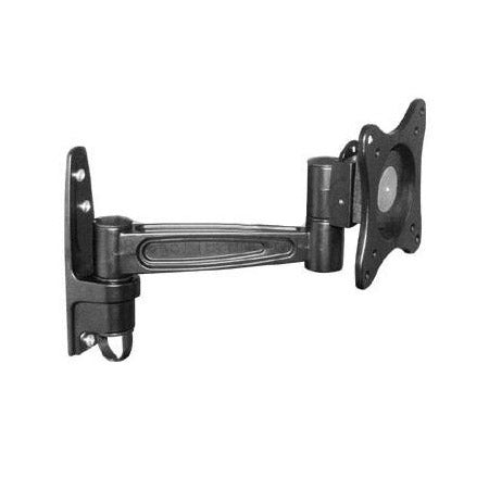 Brateck Single Monitor Wall Mount Tilting & Swivel Bracket Vesa 75Mm/100Mm For Most 13''-27' Led, Lcd Flat Panel Tvs; Up To 15Kg