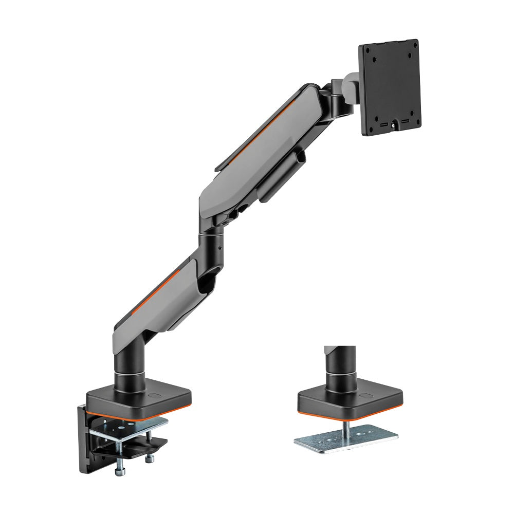 Brateck Single Heavy Duty Gaming Monitor Arm Fit Most 17' 49' Up To 20Kg Vesa 75X75100x100 Monitor Mounts & Stands