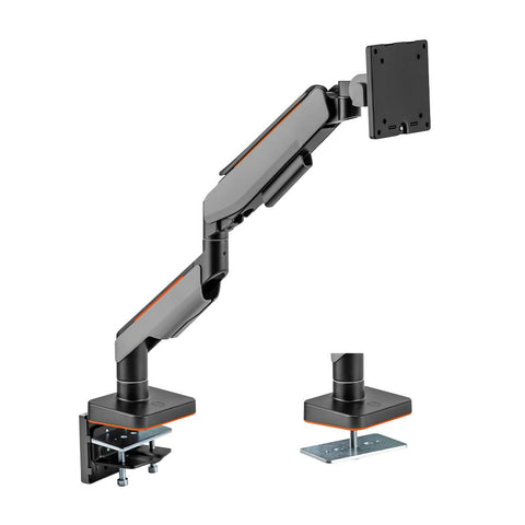 Brateck Single Heavy Duty Gaming Monitor Arm Fit Most 17' 49' Up To 20Kg Vesa 75X75100x100 Monitor Mounts & Stands