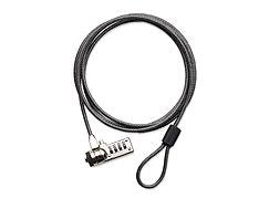 Targus Defcon Resettable T-Lock Combo Cable With 2M Steel Cable/ Additional Locking Black