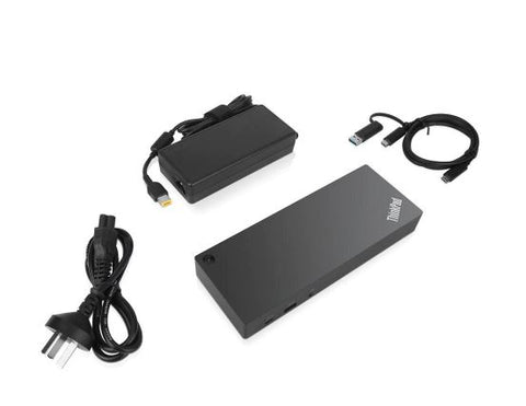 Lenovo Thinkpad Hybrid Usb-C With Usb-A Dock Docking Station 2 X Hdmi, Dp Gige 135 Watt For Tablet 10; E480; L380;