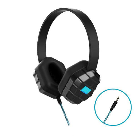 Gumdrop Droptech B1 Kids Rugged Headphones - Compatible With All Devices 3.5Mm Jack Bulk Packaged In Poly Bag No Retail Packaging