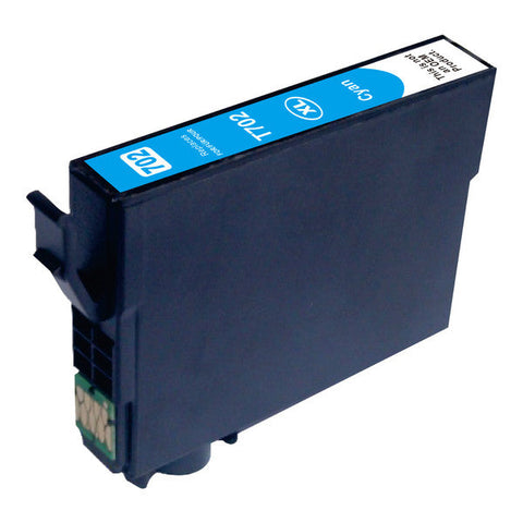 Cyan Compatible Inkjet Cartridge Replacement For 702Xl