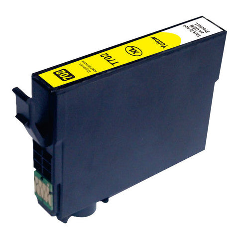 Yellow Compatible Inkjet Cartridge Replacement For 702Xl