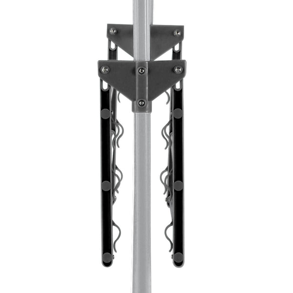 Carla Home Folding 3 Tier Clothes Laundry Drying Rack With Stainless Steel Tubes For Indoor & Outdoor Clothes Airers