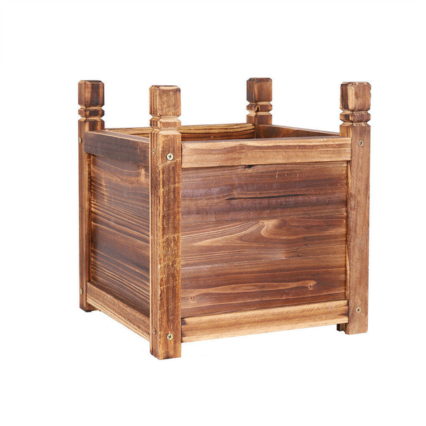 Small Raised Garden Bed 30X30x33cm Wooden Planter Box Raised Garden Beds