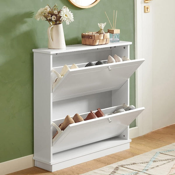 2 Drawer Shoe Cabinet Storage Unit Shoe Cabinets