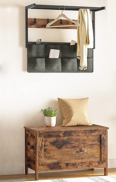 Sturdy Entryway Storage Bench With Safety Hinge Benches Bar Stools