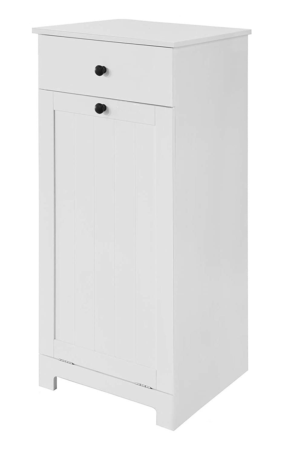 White Bathroom Cabinet With Laundry Basket And Drawer Bathroom Cabinets