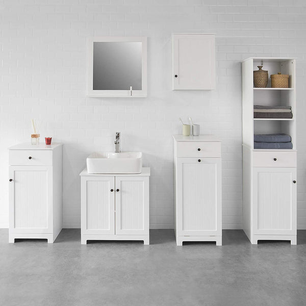 White Wall Cabinet With Door 40X52cm Cabinets & Cupboards