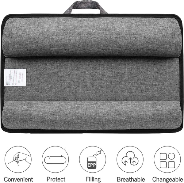 Laptop Desk With Device Ledge Mouse Pad And Phone Holder For Home Office (Silver 40Cm) Stands Holders & Car Mounts