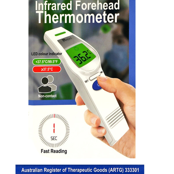 Aerpro Non Contact Infra Red Forehead & Body Thermometer Australian Thermometers