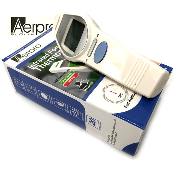 Aerpro Non Contact Infra Red Forehead & Body Thermometer Australian Thermometers