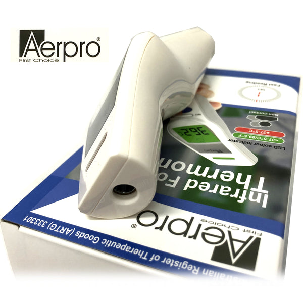 Aerpro Non Contact Infra Red Forehead & Body Thermometer Australian Thermometers