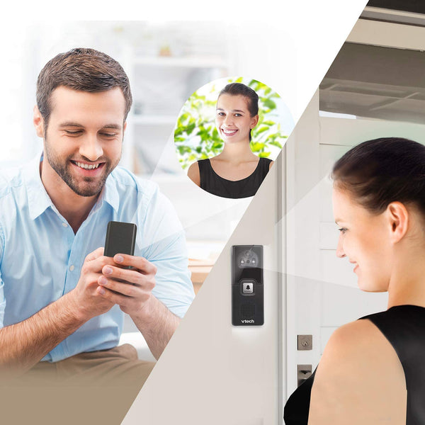 Vtech 15951 Twin Dect 6.0 Cordless Home Phone W Video Doorbell Answering Machine Cordless Telephones