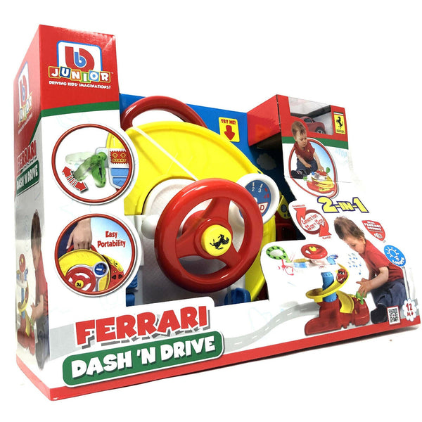 Bburago Junior Ferrari Dash 2 In 1 Driving Tower With Car Features Dimensions Imagination Play Set Toys