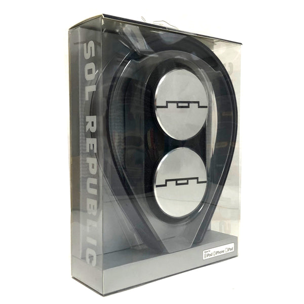 Sol Republic Tracks Hd High Def V10 On Ear Wired Silver Grey Headphones