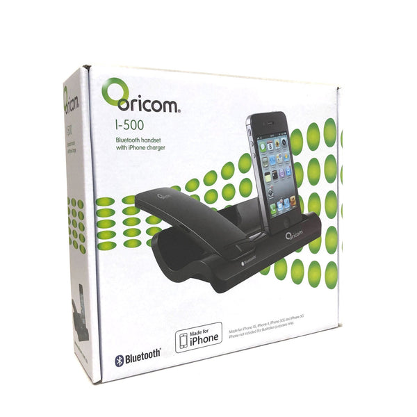 Oricom 30 Pin Iphone 4 4S Ipod Charger & Cordless Bluetooth Handset Black