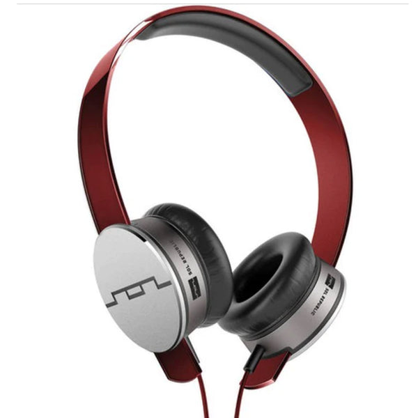 Sol Republic Tracks Hd High Def V10 On Ear Wired Red Headphones