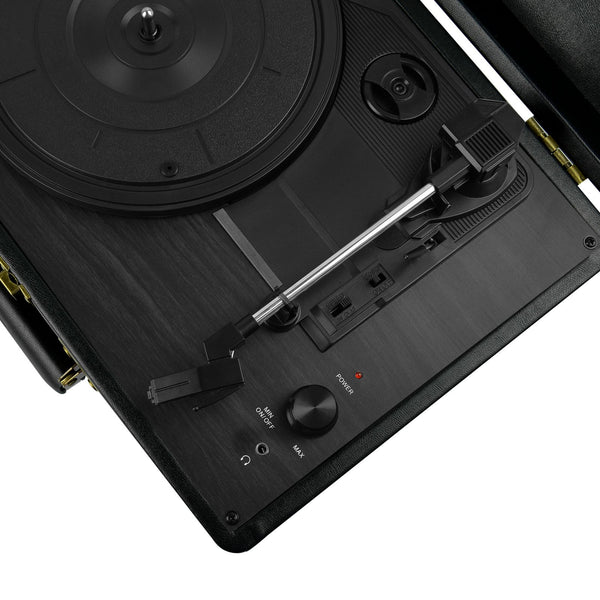 Mbeat Woodstock Black Retro Turntable Turntables