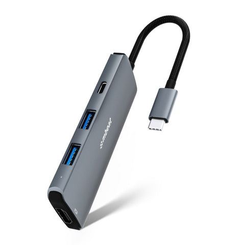 Mbeat 7-In-1 Usb-C 3.2 Gen2 Hub With 8K Video, 10Gbps Data Space Grey