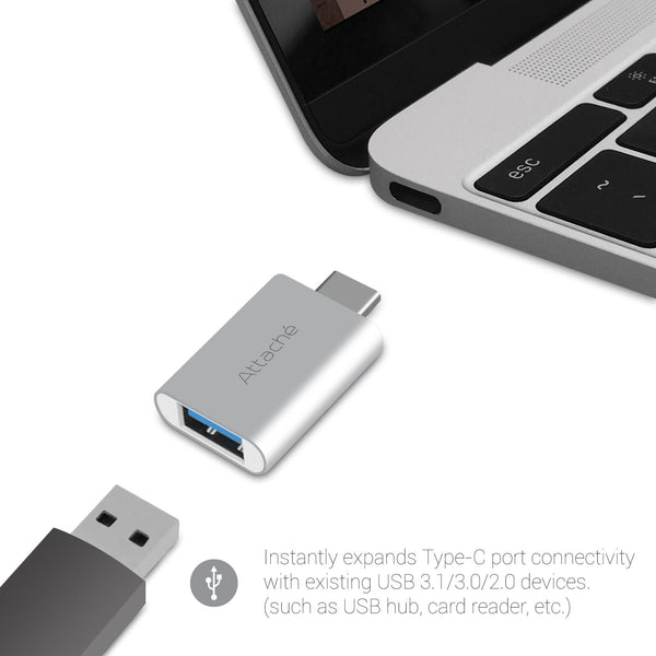 Mbeat Attache Aluminum Usb 3.1/3.0 To Type C Adaptor Usb Cables Hubs & Adapters