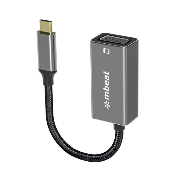 Mbeat Elite Usb C To Vga Adapter Space Grey Monitor/Av Cables & Adapters