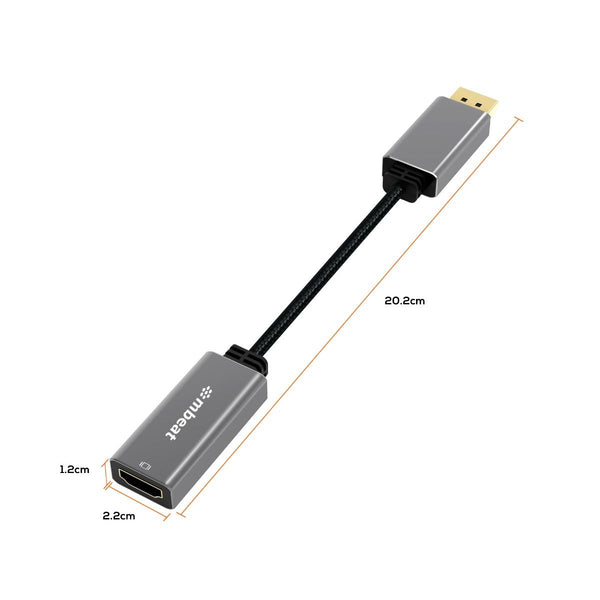 Mbeat Elite Display Port To Hdmi Adapter Space Grey Monitor/Av Cables & Adapters