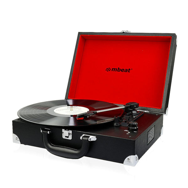 Mbeat Retro Briefcase Styled Usb Turntable Turntables