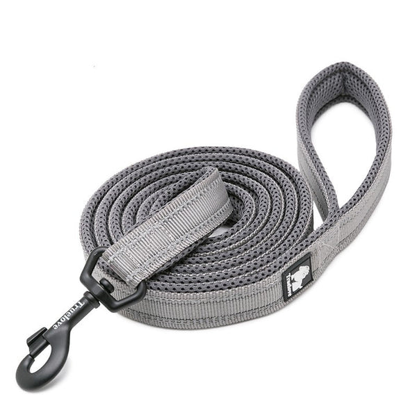 True Love Reflective Pet Leash 2 Meters Grey S Leads & Head Collars