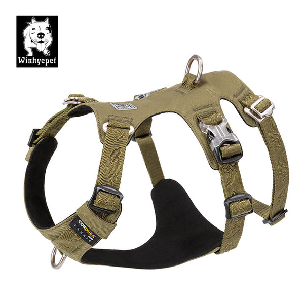True Love Whinhyepet Harness Army Green M Harnesses