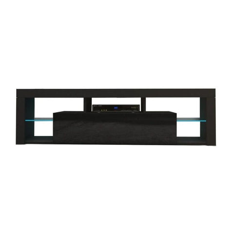 Modern Tv Cabinet Living Room Furniture 200Cm Black Tv Stands & Entertainment Units