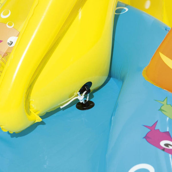 Bestway 273L Inflatable Sea Life Water Fun Park Pool With Slide - 2.8M X 87Cm