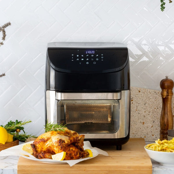 12L Digital Air Fryer W/ 200C, 7 Cooking Settings & Rotisserie Function