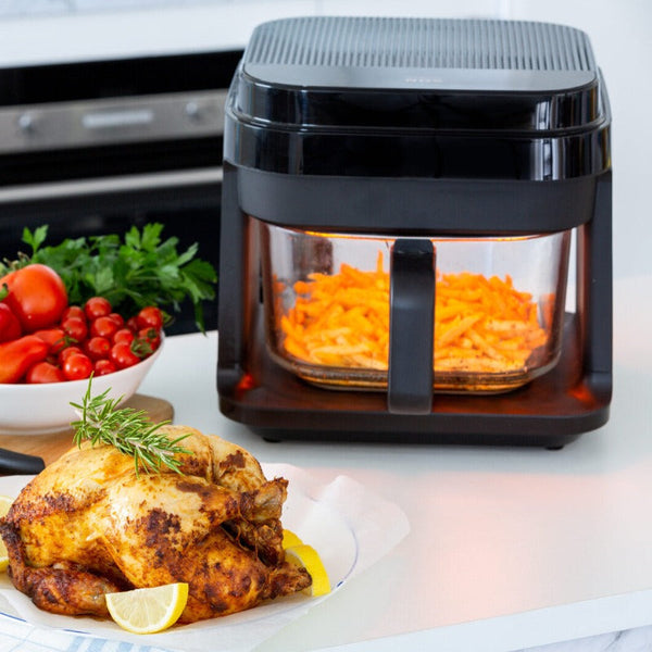 6.5L Glass Digital Air Fryer Oven, 1200W, >200C, Easy Cleaning