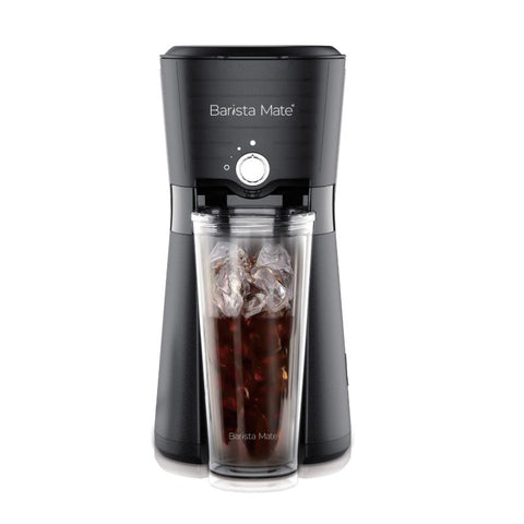 Barista Mate Digital Iced Coffee Maker W/ 10Oz Reusable Cup & Straw Included Espresso & Cappuccino Machines