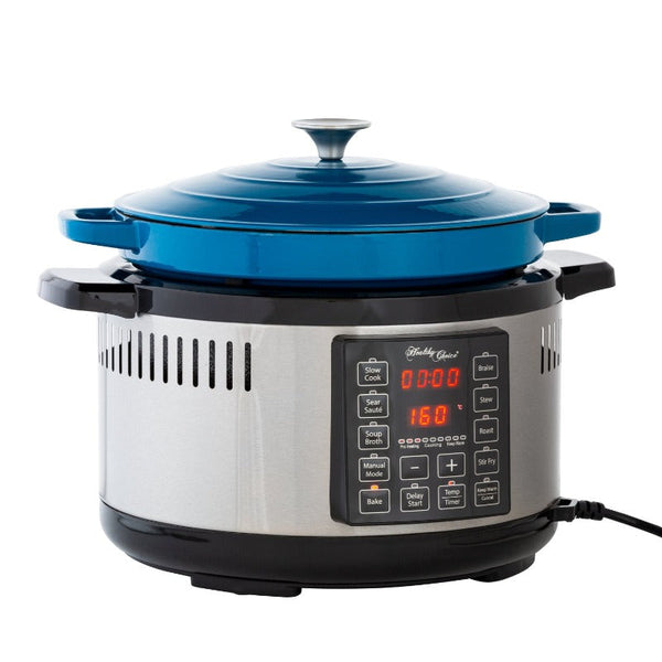 6.5L Smart Digital Dutch Oven W/ 8 Cook Settings, Stainless Steel