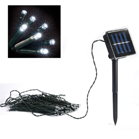 Lenoxx 300 White Solar Led String Lights